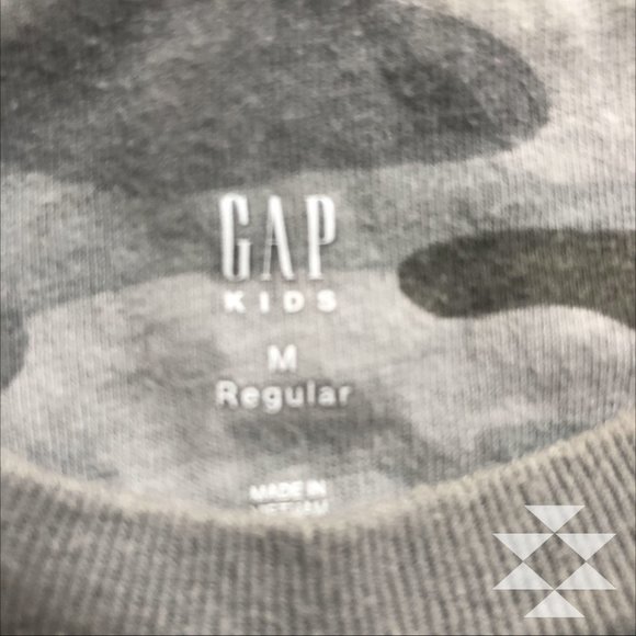 Kids Gap Short Sleeve Camo T-Shirt M Regular - Picture 3 of 6